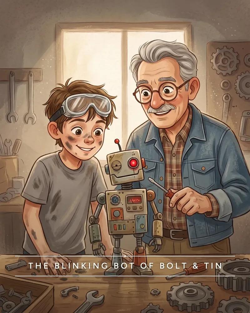 The Blinking Bot of Bolt & Tin
